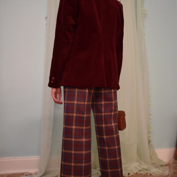 sold 🐻 70s high waisted plaid pants - Picture 4 of 7
